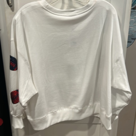 Mary Square Football Patterned Sweatshirt - Picture 6 of 6